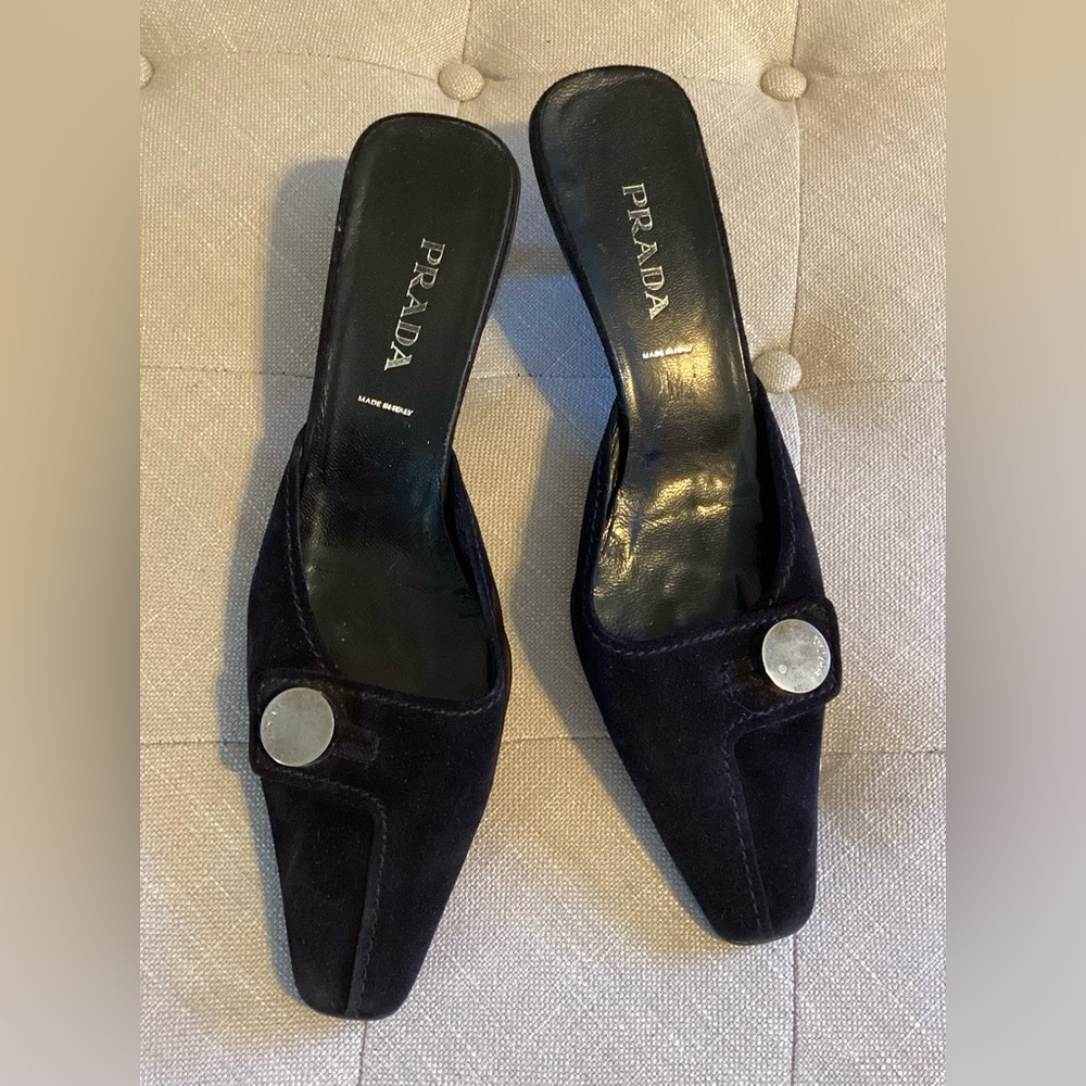 Prada Women's Black Mules Size 39
